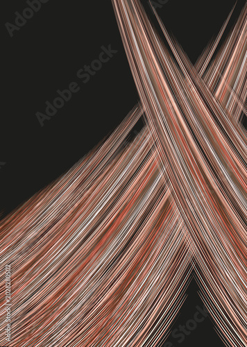 Abstract background with stylized brush strokes.