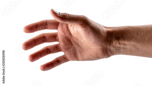 Принти на полотні Open human hand reaching forward palm up, fingers spread