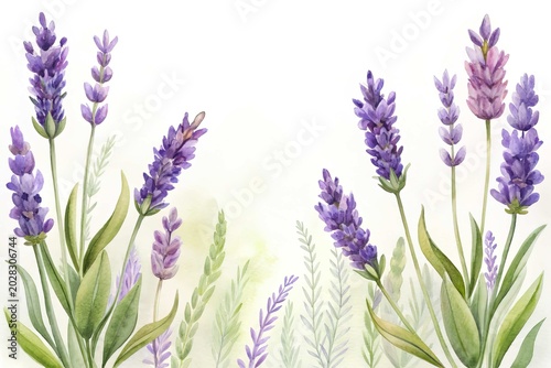 Fresh purple lavender flowers in bloom - Beautiful lavender flowers with soft purple hues standing tall and fresh, perfect for nature or wellness imagery.