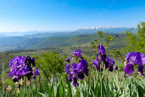 A typical landscape of Abruzzo, an Italian region.	