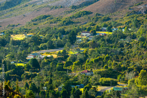 Town of Gormanston in Tasmania - Australia