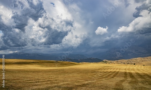 landscape with clouds