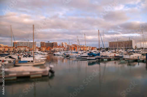фотографія autumn harbour by Vilamoura marine, Portugal