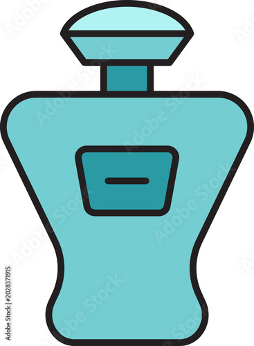 Foto perfume glass bottle icon