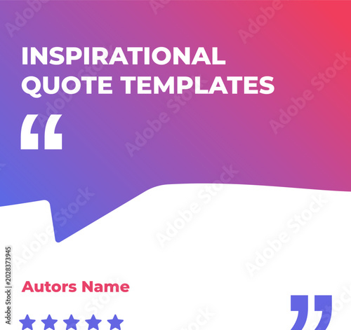 Inspirational Quote Templates for Social Media Design