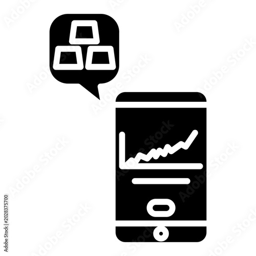 Gold trade app icon