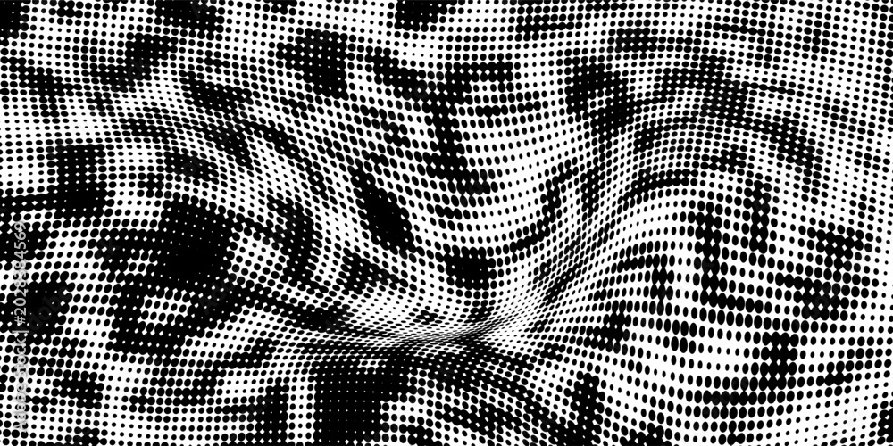 Fototapeta premium Black dark gray silver white wave abstract background for design. Light wave, wavy line. Ombre gradient. Noise rough grungy grain brushed metal metallic effect