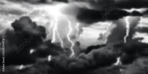 Halftone dots lightning explosion pop art comic background. Vector Illustration%09
