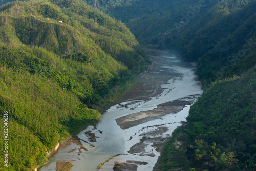 river in the mountains