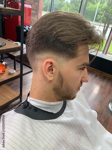 barbershop fade male haircut barber