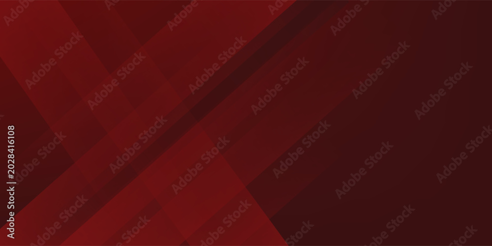 Obraz premium Abstract simple dark red gradient illustration background with 3d look overlap square with shadow and line pattern. Cool design and luxury. Eps10 vector