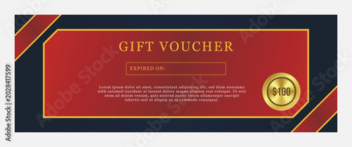 Luxury gift card template. Premium loyalty card for business. Gift voucher template for promotion.