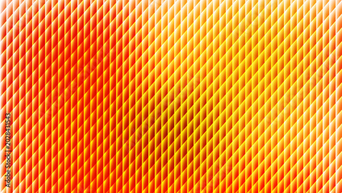 Fotografía Abstract geometric background with a vibrant orange and yellow gradient pattern