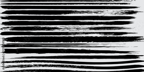 Quadro su tela Beautiful Brushes vector collection