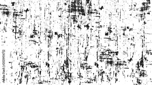Vászonkép Black and white of abstract tree silhouettes against a textured background