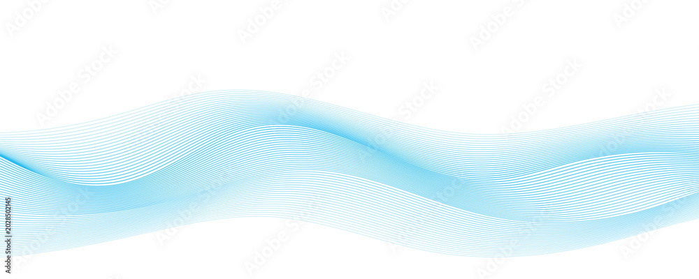 Fototapeta premium abstract wavy lines illustration