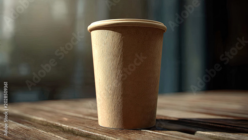 wooden table in a restaurant