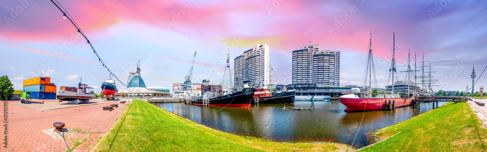 Fototapeta premium Hafen City, Bremerhaven, Deutschland