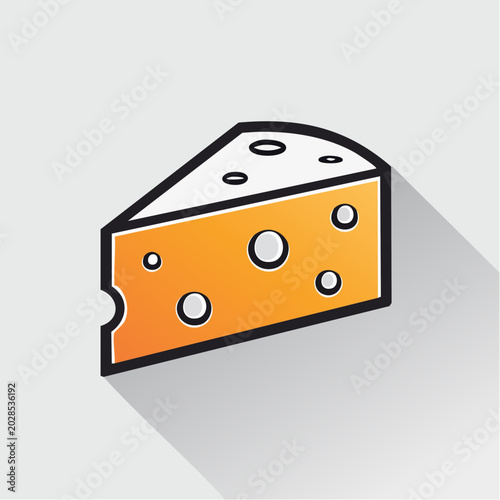 Slice of Swiss Cheese Icon