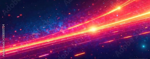 Vibrant, high-energy abstract background featuring dynamic lines and bold colors, perfect for themes of excitement and power , vivid, passion, bright