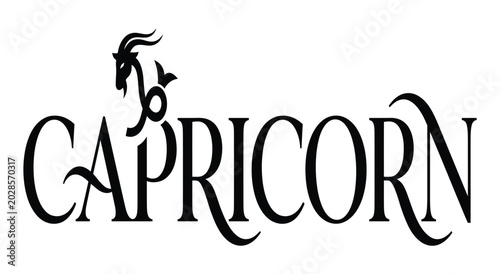 Photos Capricorn symbol displays the mythical sea goat representing the tenth sign of the zodiac calendar