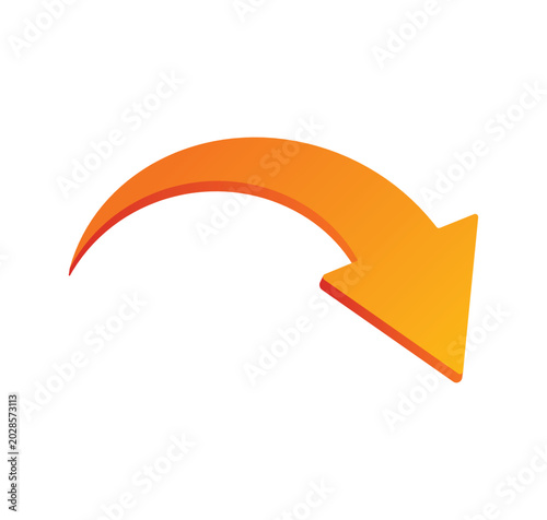 Abstract 3d Arrow Symbol Vector Design.