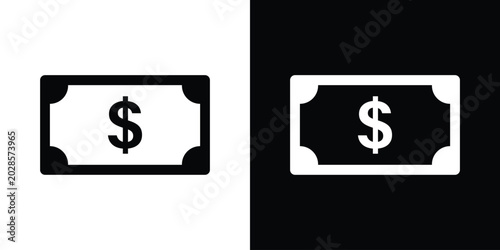 Fotografi Dollar bill money icon