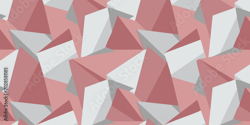 Tableau sur toile Geometric shapes cover the entire surface in a colorful pattern