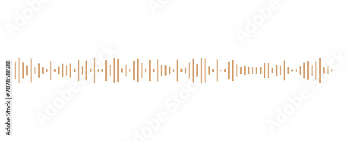 Soundwave Vector of Voice Recording Graphic Audio Waveform and Music Equalizer Frequency. gold soundwave vector, audio wave illustration, sound frequency equalizer, music recording waveform