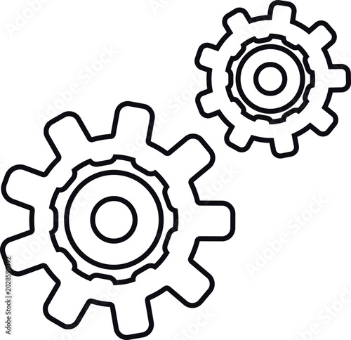 Settings icon Illustrator Artwork