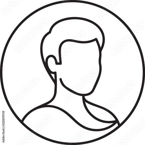 Profile icon Illustrator Artwork