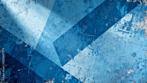 Abstract blue digital background. Cyber technology texture and light tunnel concept.