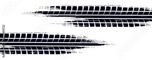 Tableau sur toile Tire trace track