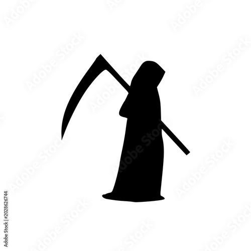 silhouette of a woman with axe