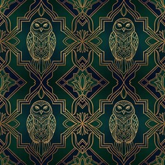 Set of four vintage style skeleton icons in green vector design Vector