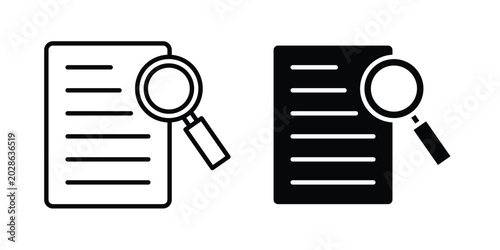 Foto Defining icon simple vector set