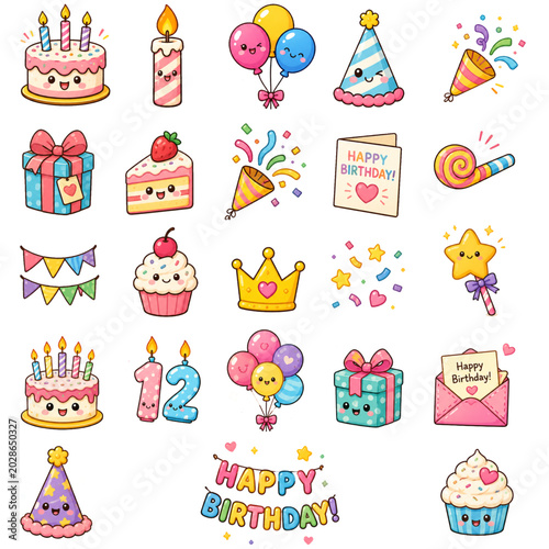 birthday party elements set