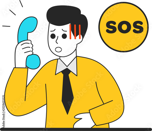 Business Character Experiencing Financial Stress and Crisis Management