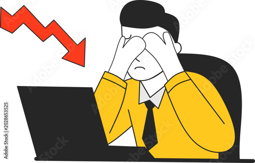 Business Character Experiencing Financial Stress and Crisis Management