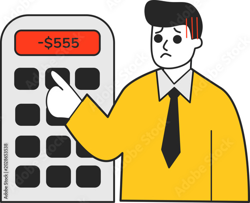Business Character Experiencing Financial Stress and Crisis Management