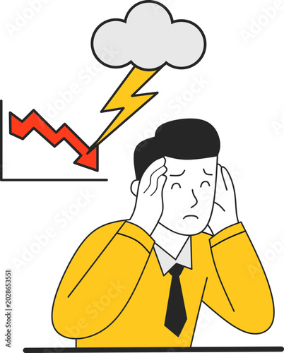 Business Character Experiencing Financial Stress and Crisis Management