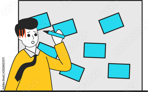Business Character Experiencing Financial Stress and Crisis Management