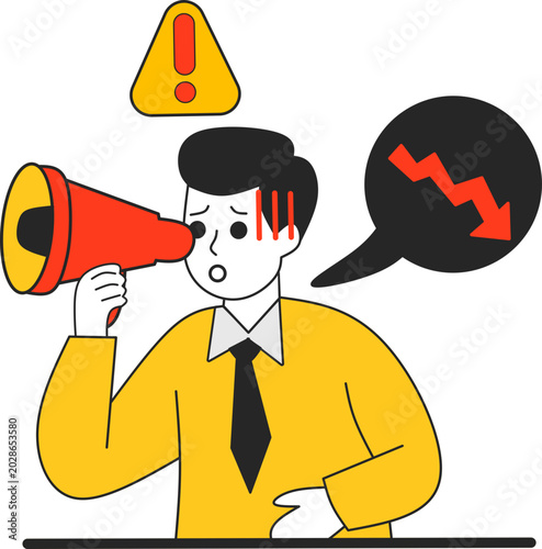 Business Character Experiencing Financial Stress and Crisis Management