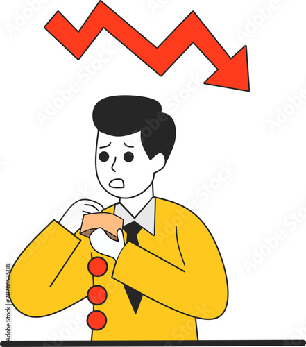 Business Character Experiencing Financial Stress and Crisis Management