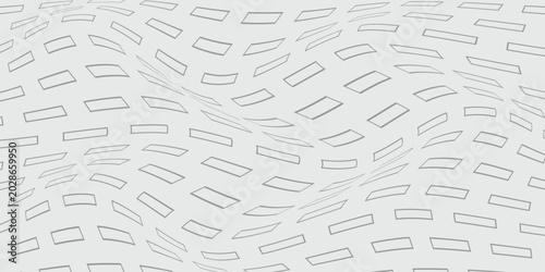 Canvastavla simple grey outline minus wave pattern for banner poster background