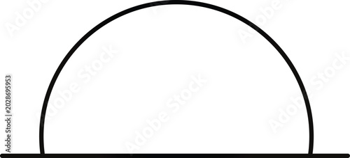 Cloud outline icon representing weather atmosphere climate forecast and natural sky concept isolated on transparent background.