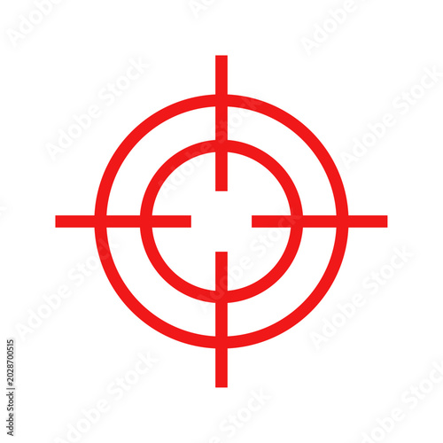 Red target crosshair icon