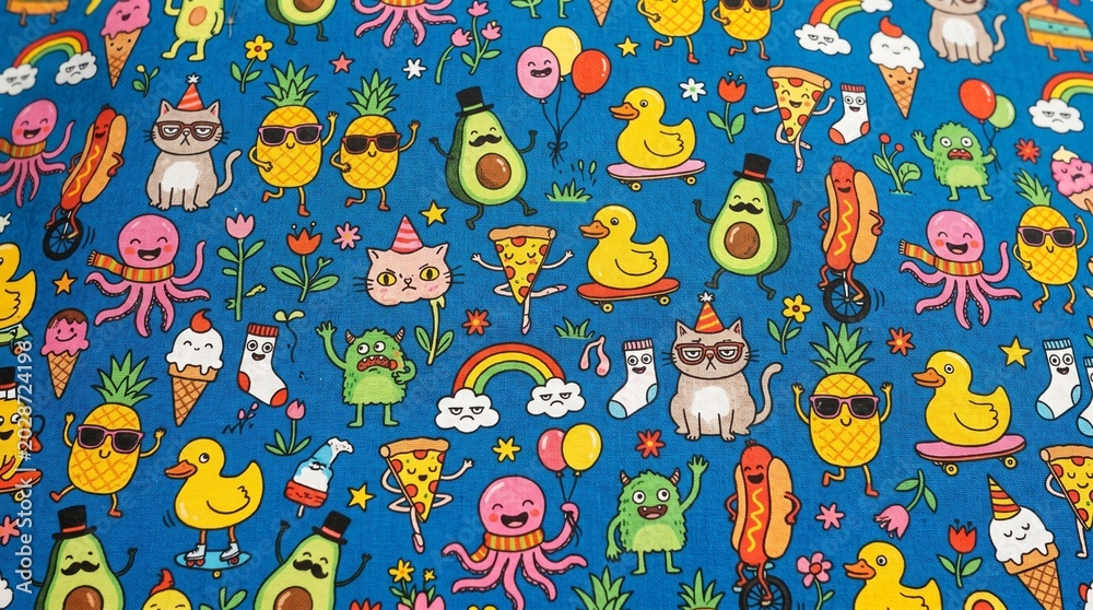 Naklejka premium easter seamless pattern with rabbits