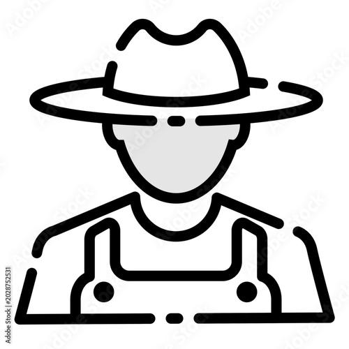 professional farmer working in agriculture