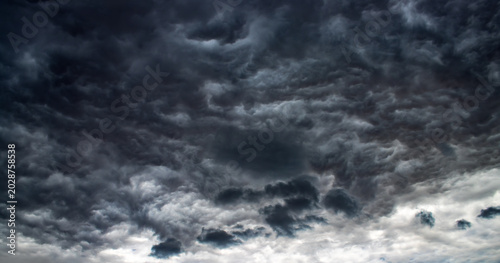 Canvas Print storm clouds